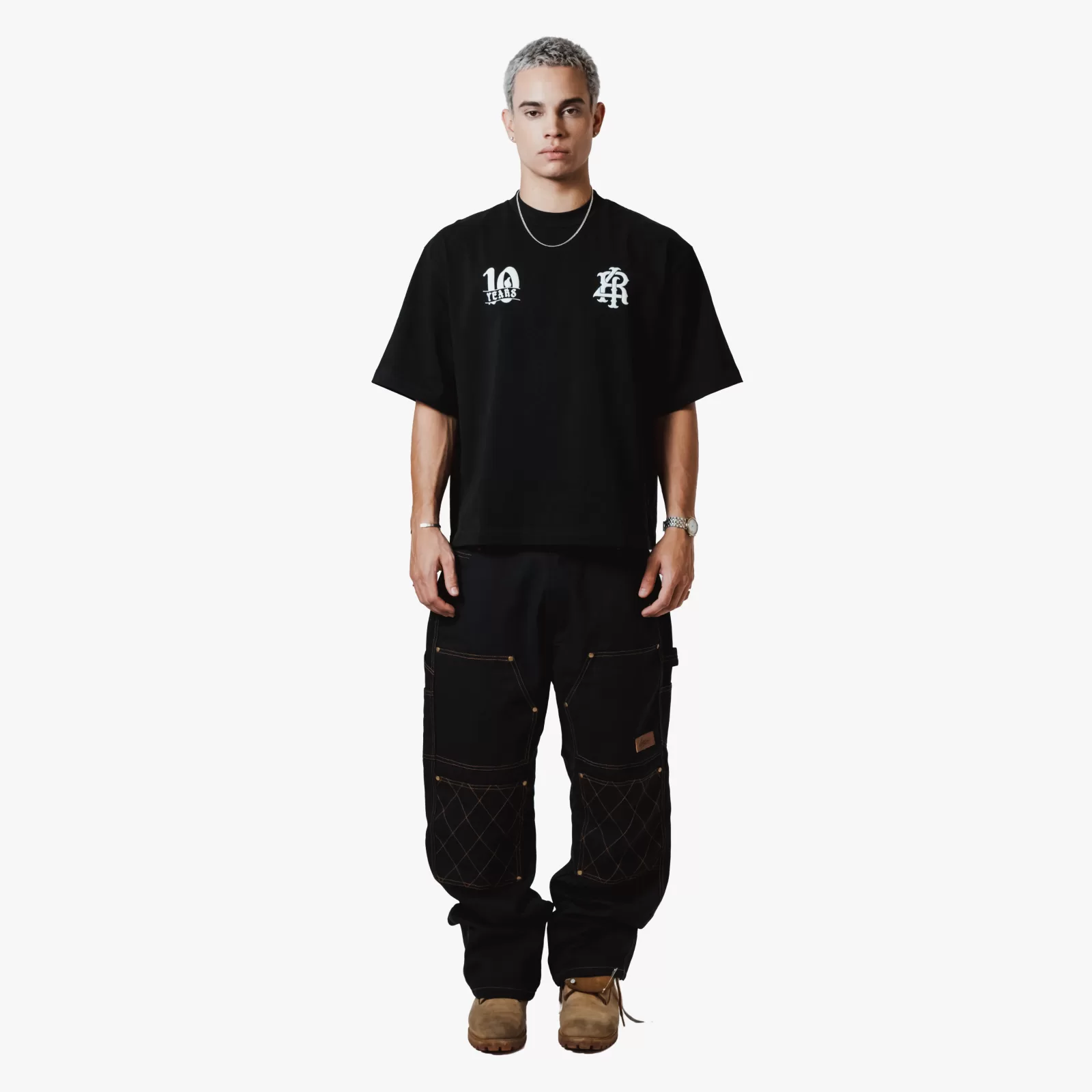 10TH YEARS BOX T-SHIRT (BLACK) - 3